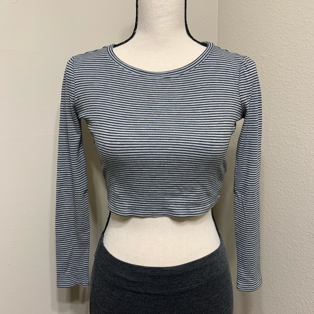 Forever 21 Striped Crop Top